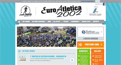 Desktop Screenshot of euroatletica2002.it