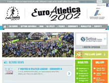 Tablet Screenshot of euroatletica2002.it
